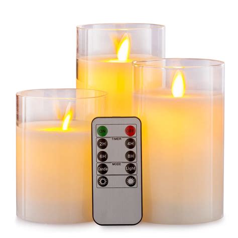 flickering timer candles|scented flameless candles with timer.